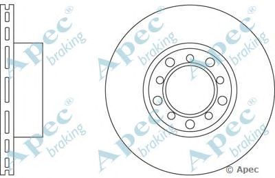 APEC BRAKING dsk593 -  Тормозной диск